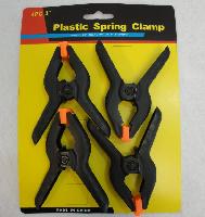 4pc 3" Plastic Spring Clamps